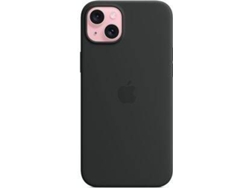 Funda APPLE iPhone 15 Plus Silicone com MagSafe (Negro)
