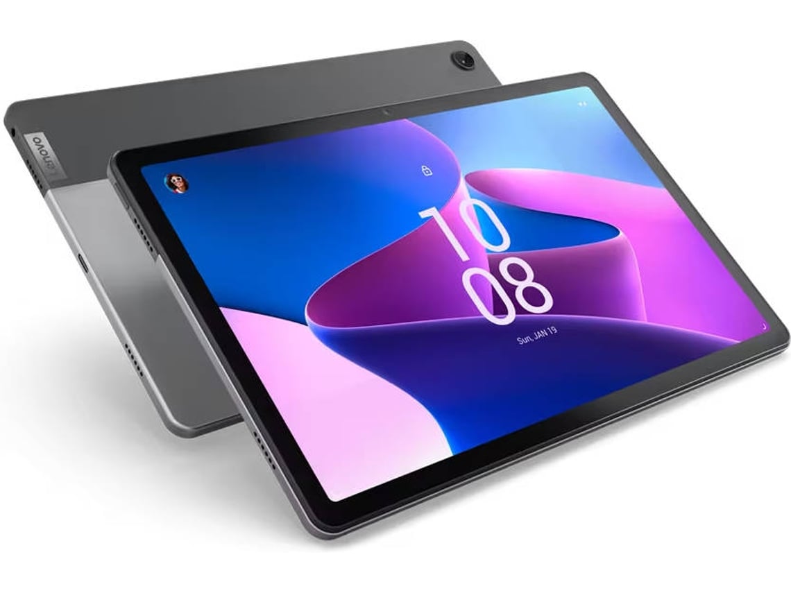 Tablet Lenovo Tab M10 Plus 3Rd Gen + Funda Folio + Pen (10.6'' - 128 Gb - 4  Gb Ram - Wi-Fi - Gris)