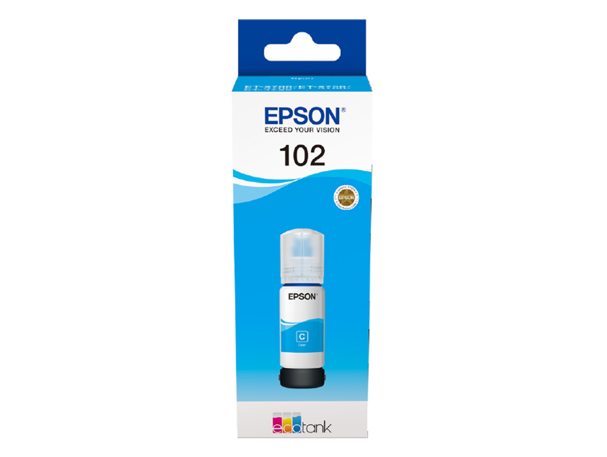 Tinta EPSON 102 EcoTank Azul