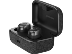 Auriculares Bluetooth True Wireless SENNHEISER Momentum 3 (In Ear - Micrófono - Noise Canceling - Gris)