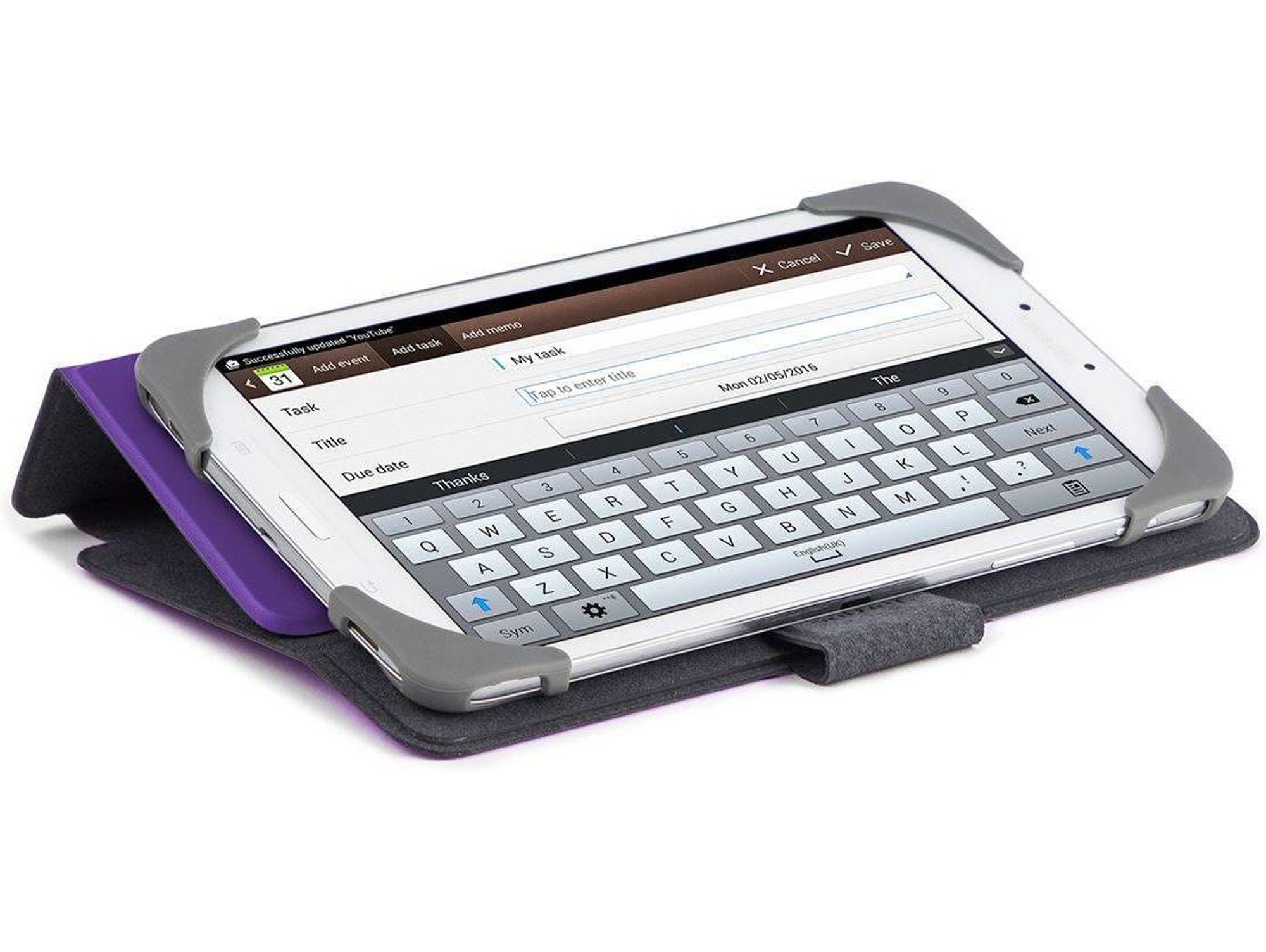 Funda Tablet TARGUS Rotate Safe Fit (Universal - 8'' - Morado)