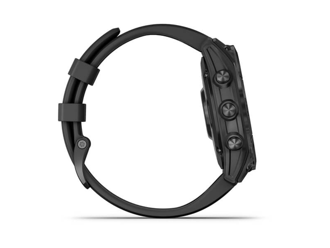 Reloj Deportivo GARMIN Fenix 7 Solar (Bluetooth - Hasta 14 días de  autonomia con Energia Solar - Negro)