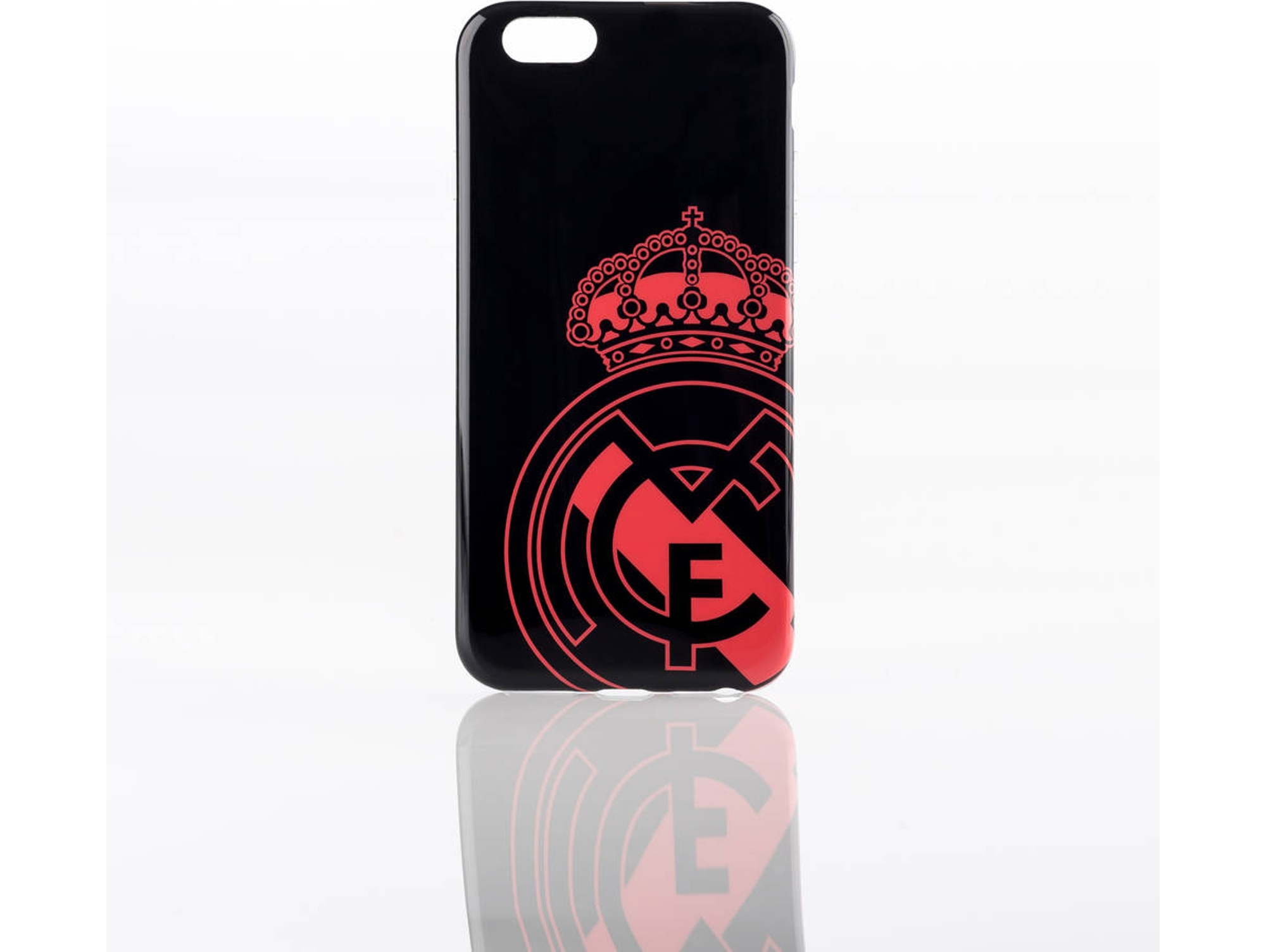 Carcasa iPhone 6, 6s REAL MADRID Escudo Negro