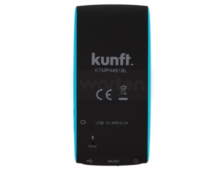 Reproductor MP4 KUNFT M581 4GB Azul