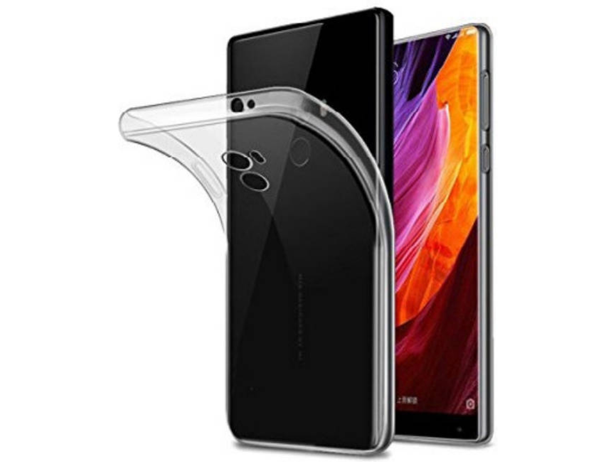 Carcasa Xiaomi Mi Mix 2 MUVIT Clear Transparente