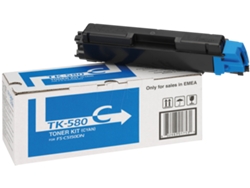 Cartucho de tóner Original KYOCERA TK 580C Cian  para ECOSYS P6021cdn, P6021cdn/KL3, FS-C5150DN, C5150DN/KL3