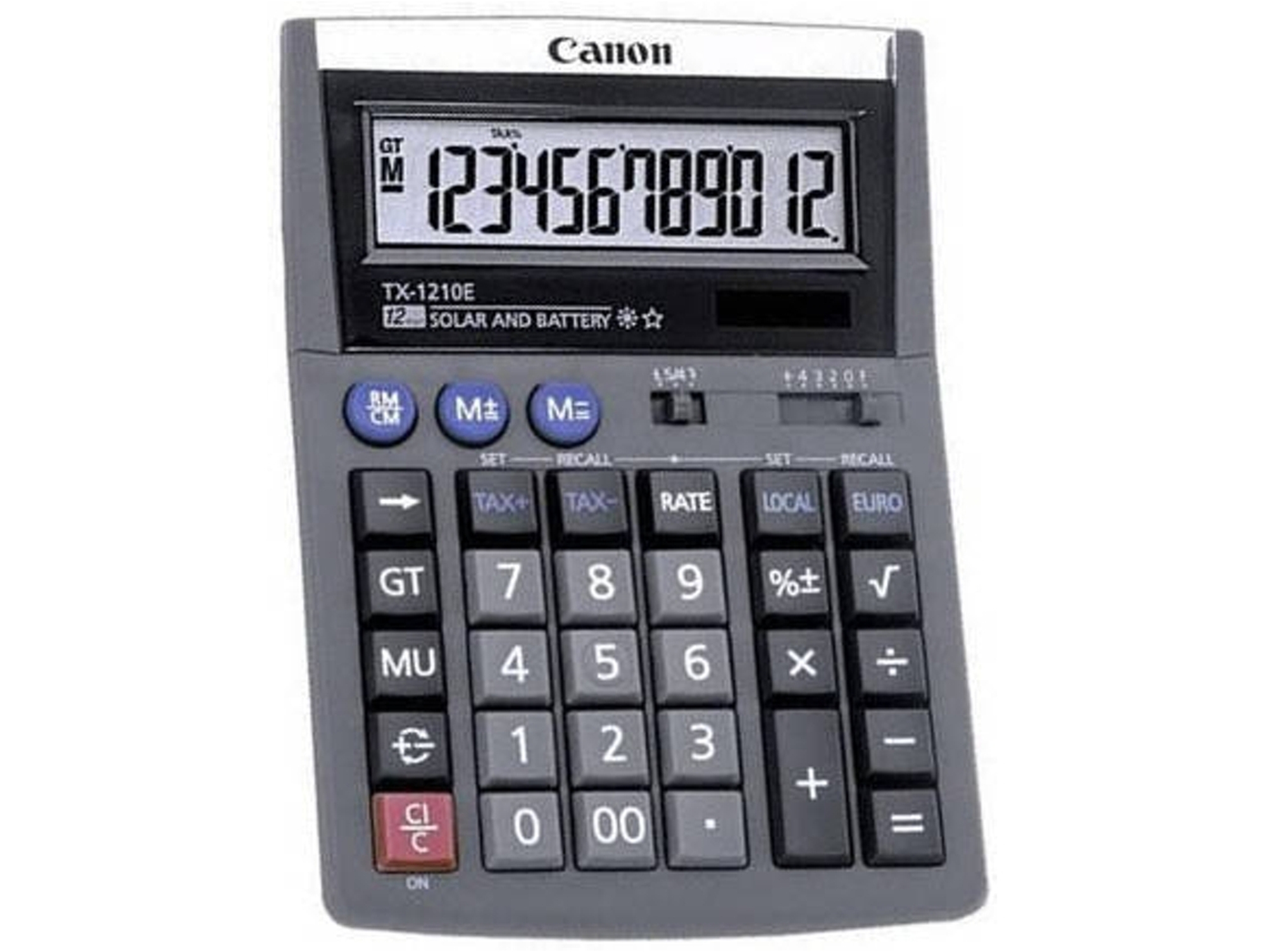 Calculadora Básica de secretaria CANON TX-1210E DBL - 4100A014AB