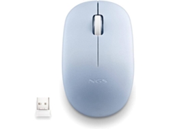 Ratón inalámbrico NGS Fog Pro (1000 Dpi - Azul)
