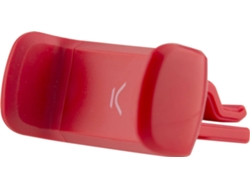 Soporte Auto KSIX Rejilla Smartphones hasta 6.3'' Rojo
