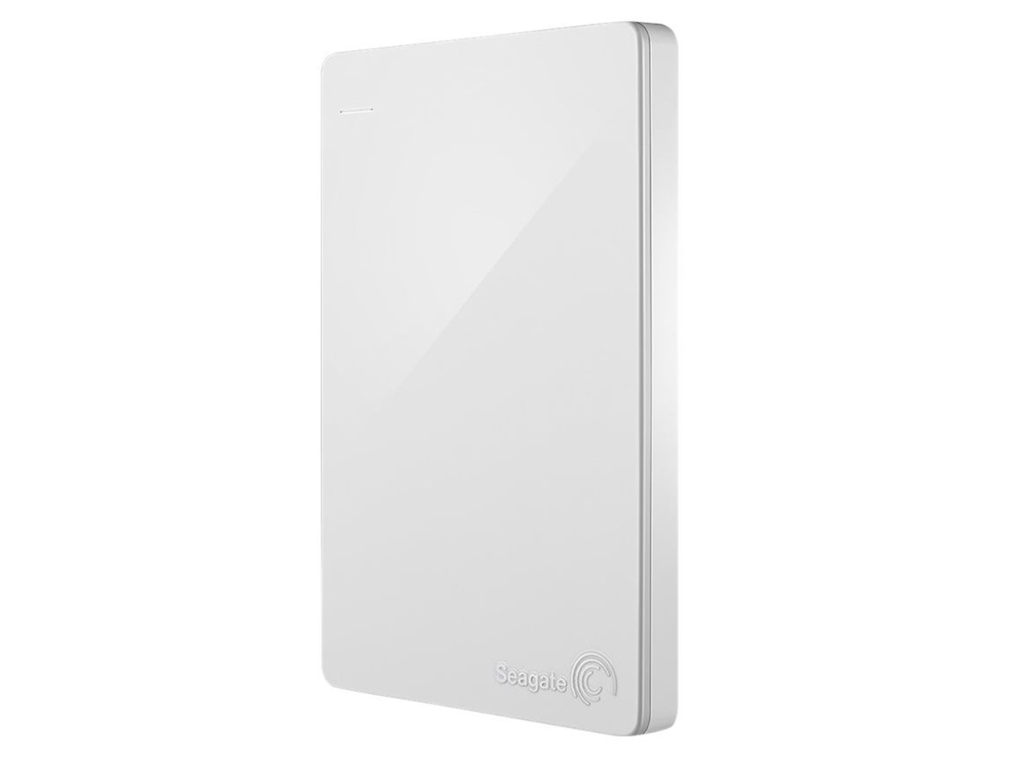 Disco HDD Externo SEAGATE Plus Slim (Blanco - 2 TB - USB 3.0)