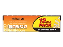 Pilas Alcalinas MITSAI Pack Promo 12 x AA