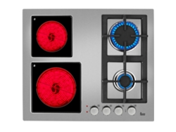 Placa de Gas y Vitrocerámica TEKA EFX 60 2G 2H AI AL CI (Eléctrica y Gas BP - 60 cm - Inox)