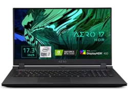 Portátil Gaming GIGABYTE Aero 17 HDR XC (Intel Core i7-10870H - NVIDIA GeForce RTX 3070 - RAM: 32 GB - 1 TB SSD - 17.3'')