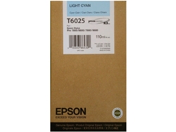 Cartucho de tinta original EPSON, T6025 110 ml, Cian claro, C13T602500
