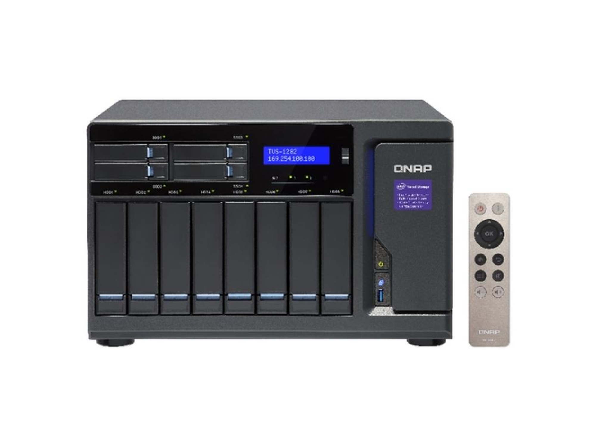 NAS QNAP Tvs-1282 -BahÃ­as 12 (12 BahÃ­as - 0 TB)