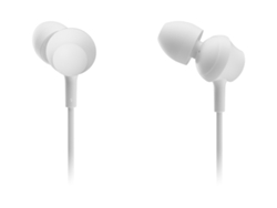 Auriculares con cable PANASONIC RP-TCM360E-W (In ear - Micrófono - Blanco)