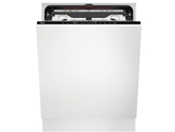 Lavavajillas Integrable AEG FSE74707P (15 cubiertos - 60 cm - Panel Negro)
