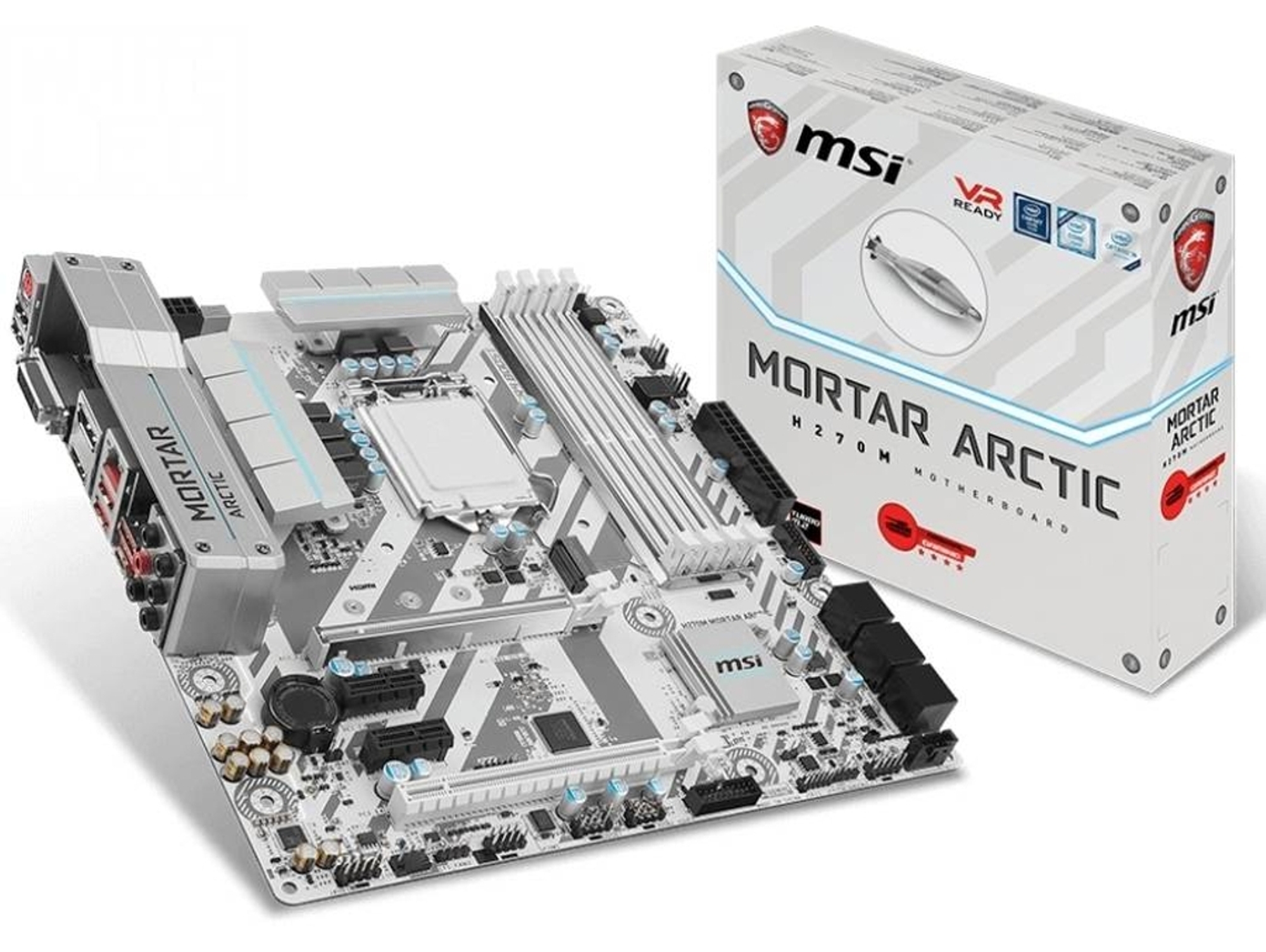 Placa Base Gaming MSI H270M Mortar Arctic
