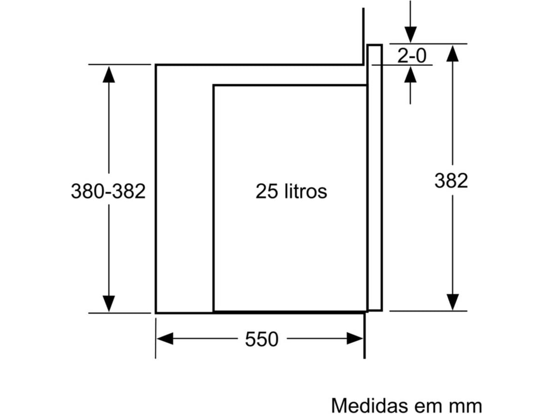 Microondas integrable Bosch BEL554MS0 - 25 Litros, Grill, 900W 5