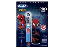 Cepillo de Dientes Eléctrico ORAL B Kids Pro Spiderman + Estojo
