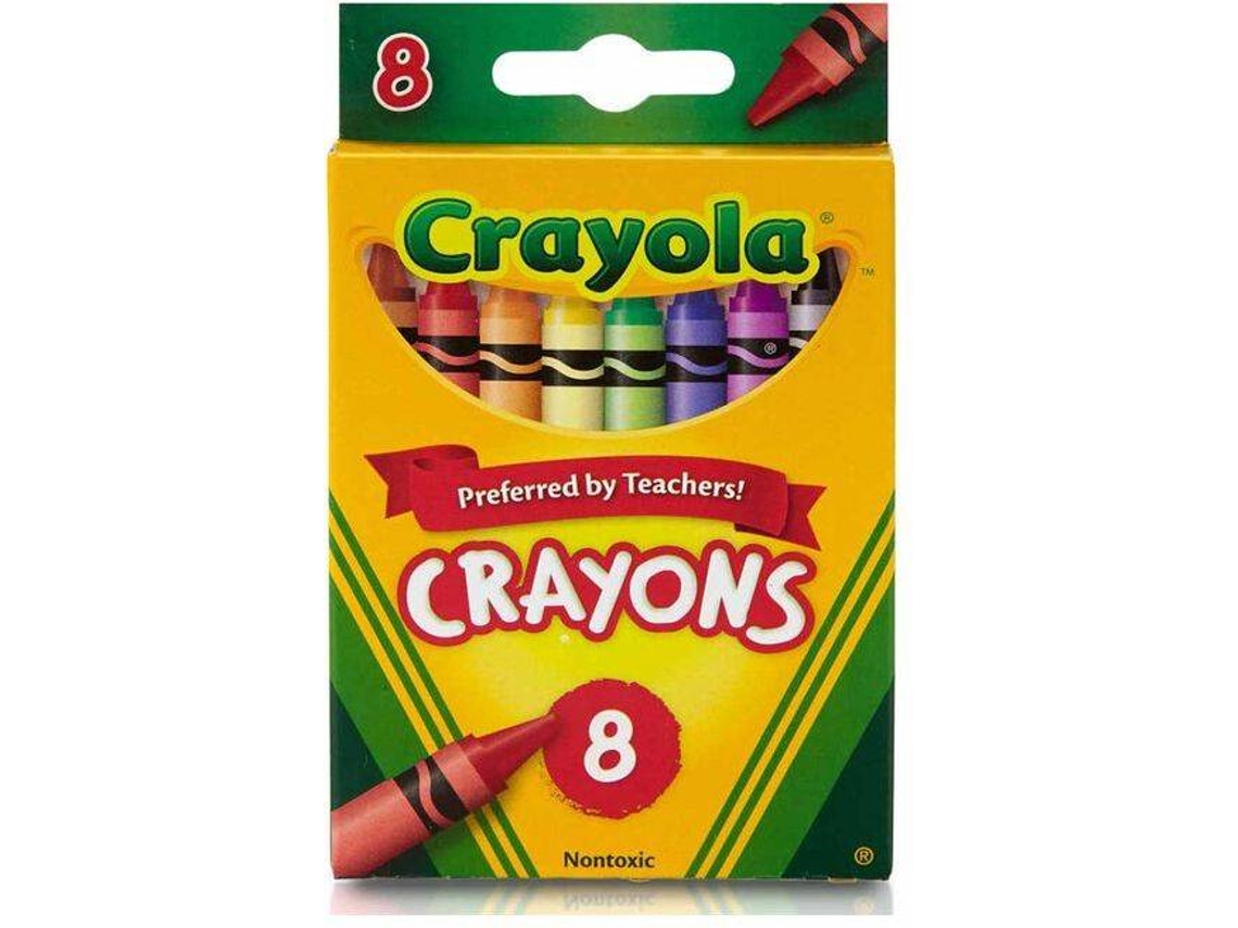 Lápis de Cera CRAYOLA Crayons 8x