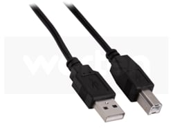 Cable MITSAI Basics (USB 2.0 - USB B - 1.8m - Negro)