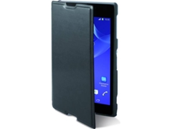 Funda Sony Xperia M2 KSIX Folio slim Negro