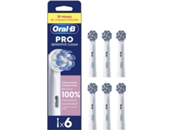 Recarga Cepillo de Dientes ORAL-B Pro Sensitive (6 Unidades)  
