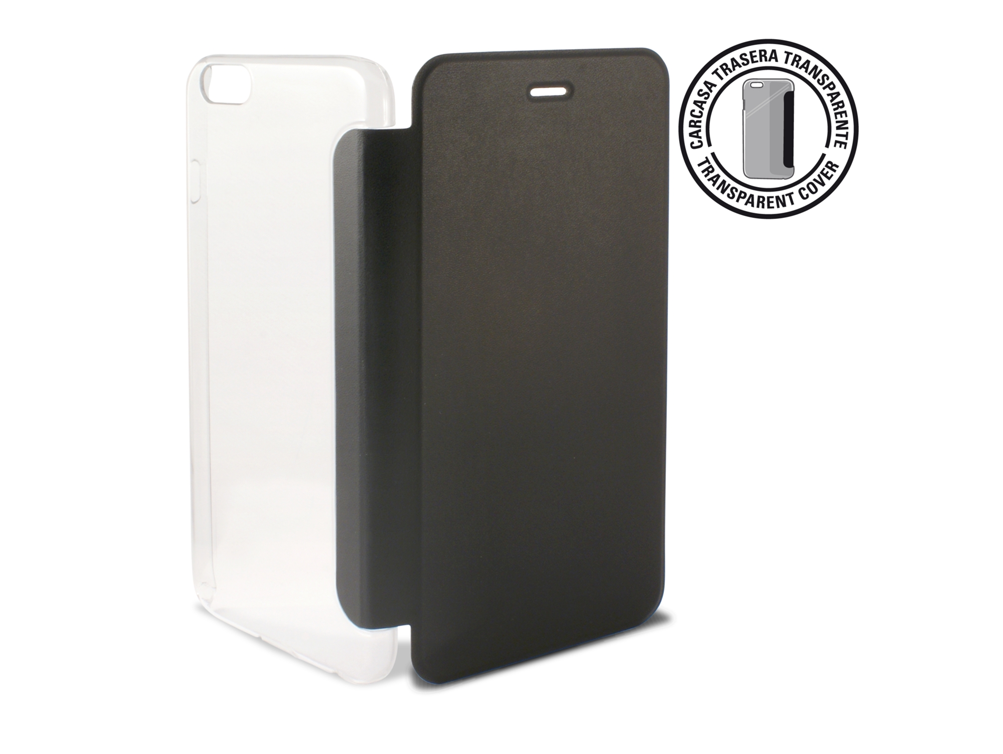 Funda APPLE iPhone 6, 6s Folio Negro