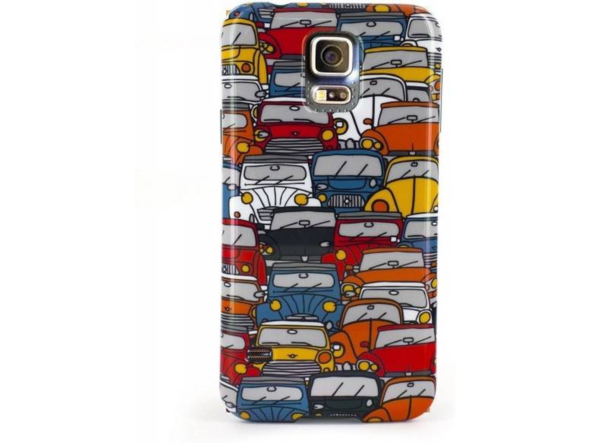 Carcasa Samsung Galaxy S5, S5 Neo CALLATE LA BOCA Atasco Multicolor