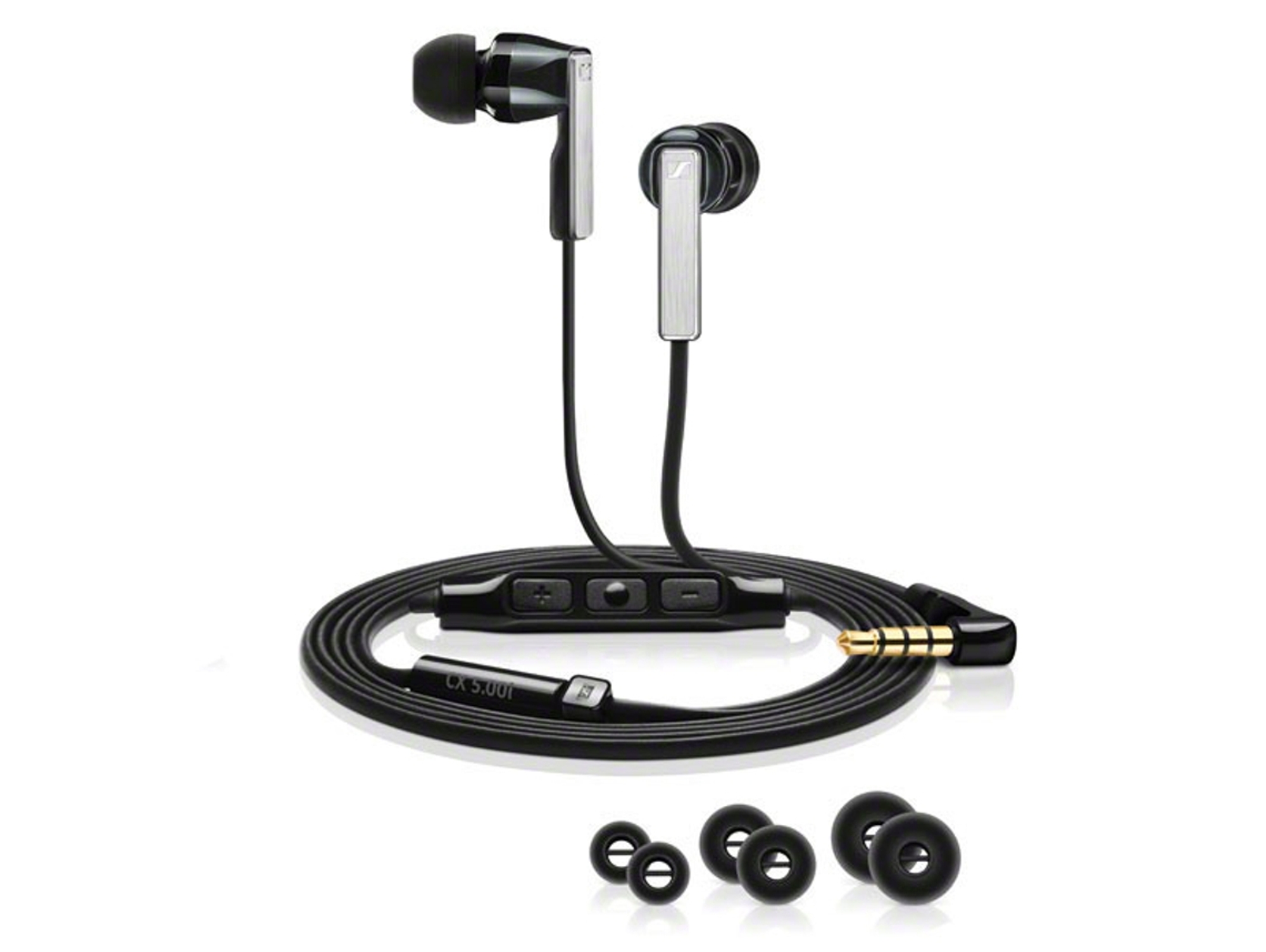 Auriculares con Cable SENNHEISER Intra Cx 5 (In Ear - Micrófono - Negro)