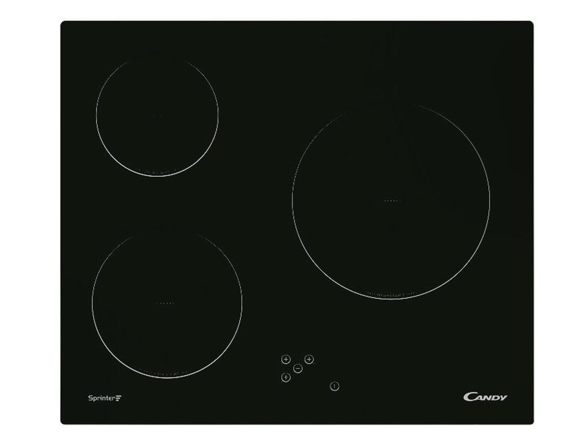 Placa de Vitrocerámica CANDY CH630 C/1 (Eléctrica - 59 cm - Negro)
