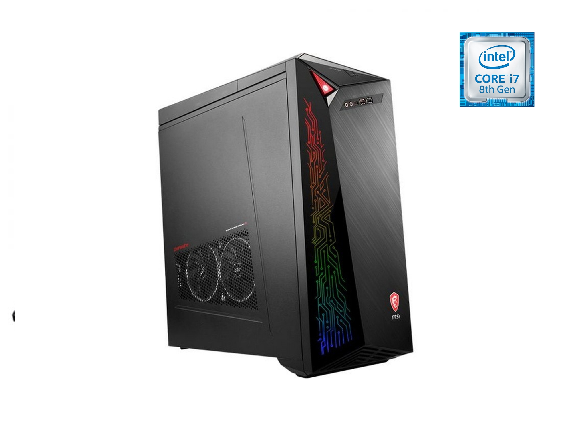 Desktop Gaming MSI Infinite X - 9S6-B91621-099 (Intel Core i7-8700K - NVIDIA GeForce GTX 1060 - RAM: 16 GB - 2 TB SSD)