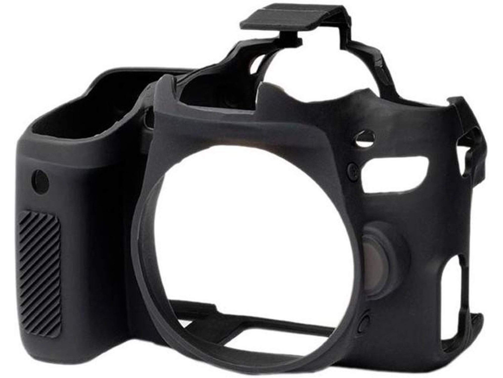Funda silicona EASYCOVER Canon 77D Negro