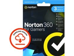 Software NORTON 360 for Gamers(3 Dispositivos - 1 año - Smartphone, PC y Tablet - Formato Digital)