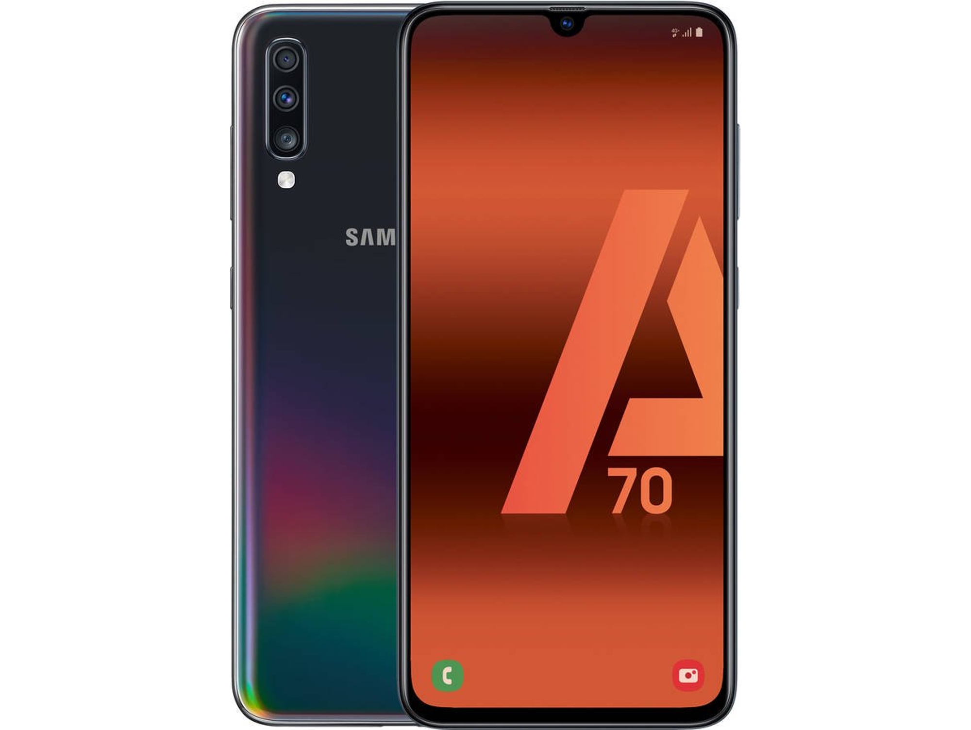 Smartphone SAMSUNG Galaxy A70 (6.7'' - 6 GB - 128 GB - Negro)