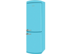 Frigorífico Combi BECKEN Vintage Lovers BC3987 BL (Outlet Grado B - No Frost - 186 cm - 341 L - Azul)