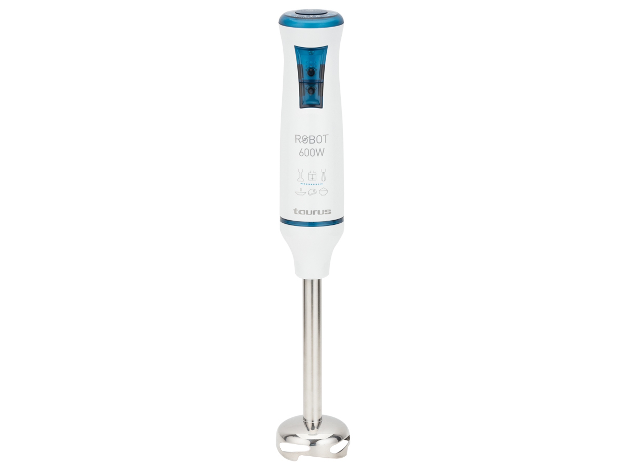 Batidora de Mano + Accesorios TAURUS Robot 600 Plus III (600 W - Blanco)