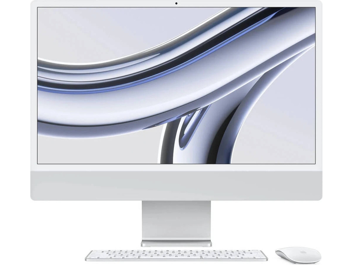 iMac 24 APPLE 2023  Plata MQR93Y/A - CTO
(24'' - Apple M3 - RAM: 8 GB - 256 GB SSD - GPU 8-core)