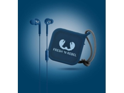 Auriculares con cable FRESH 'N REBEL 8GIFT04IN (In ear - Micrófono - Azul)