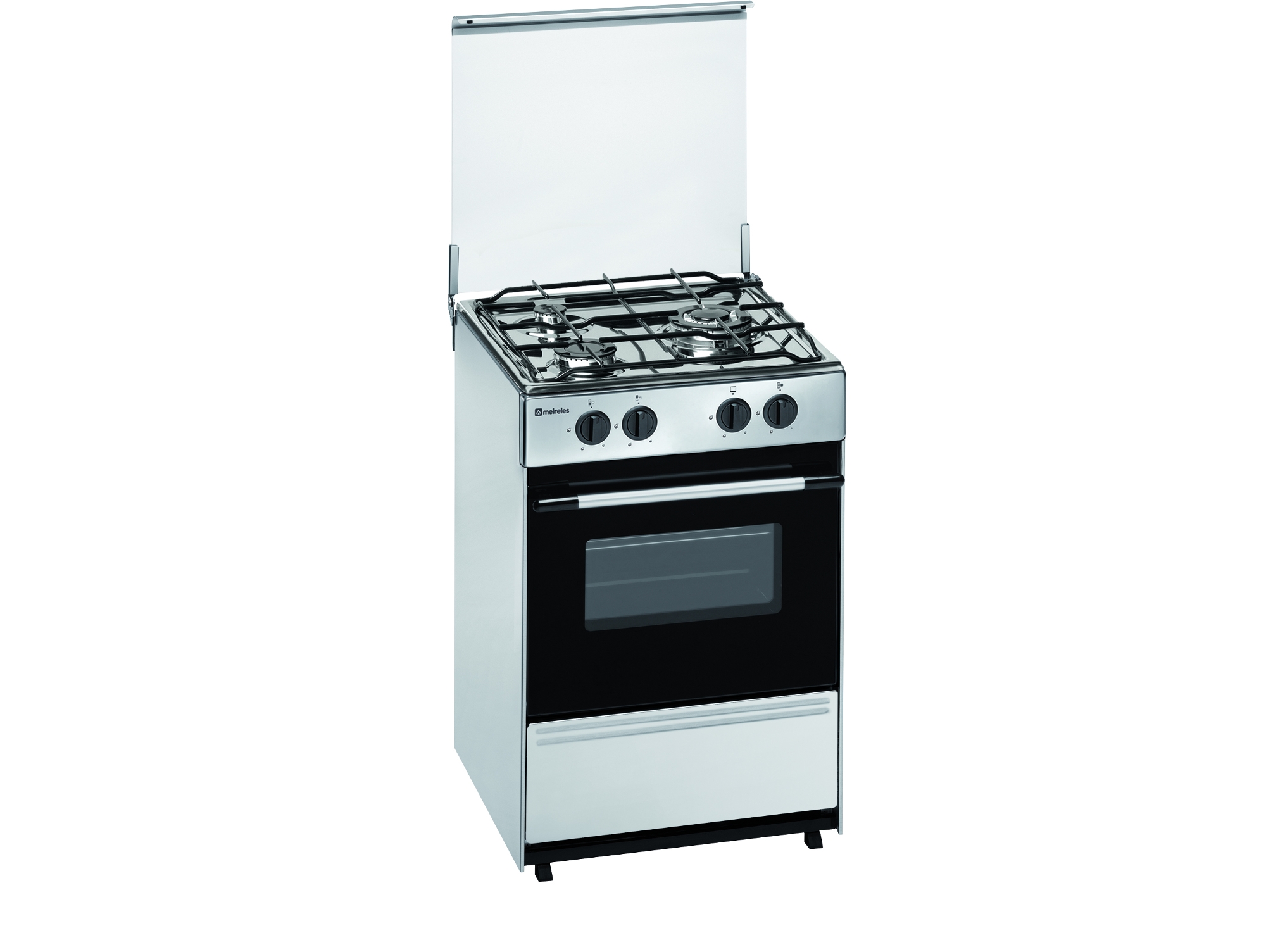 Cocina MEIRELES G1530DVX (53 L - Gas Butano-propano - Inox) 53,5x56,5