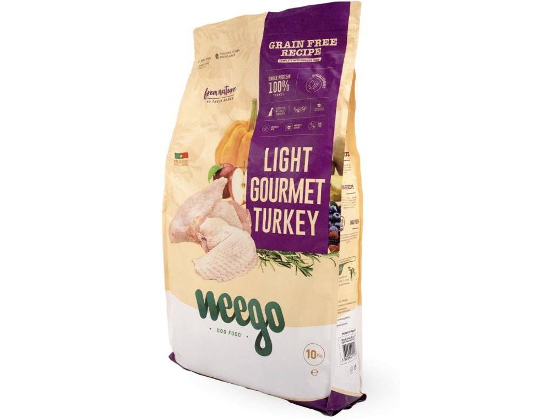 Pienso Seco para Perro WEEGO Adulto - Light Premium Pavo (Grain Free 10 kg - Receta sin Cereales)