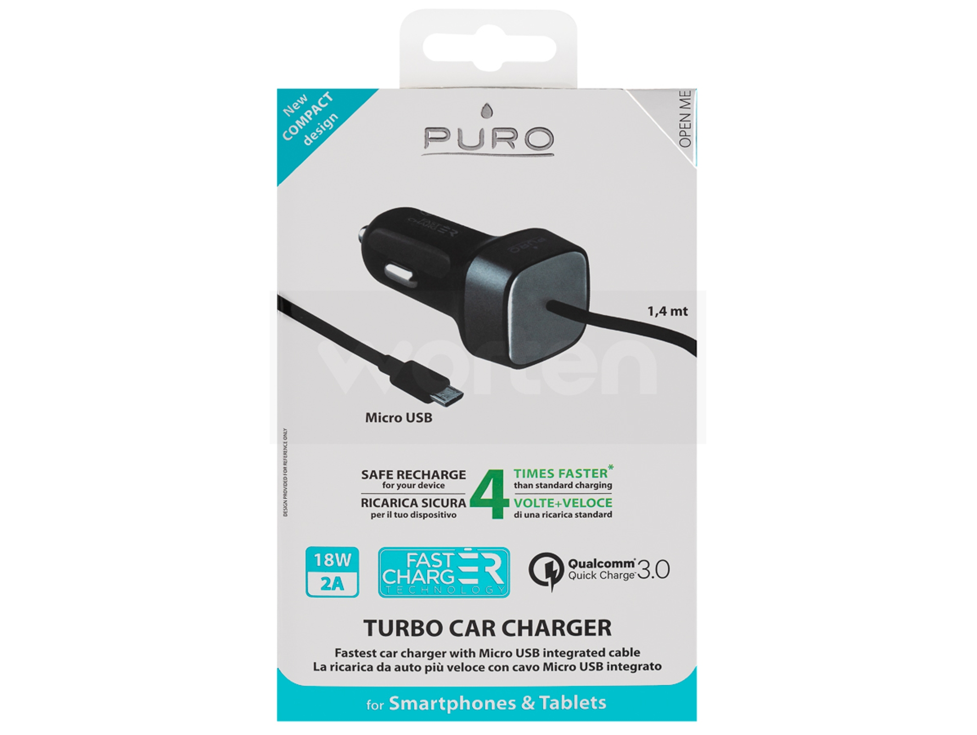 Adaptador PURO Qualcomm (Universal)