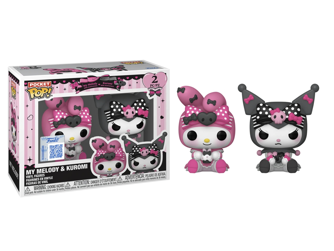 Figura POCKET Pop! Sanrio Pack 2 - Kuromi y My Melody