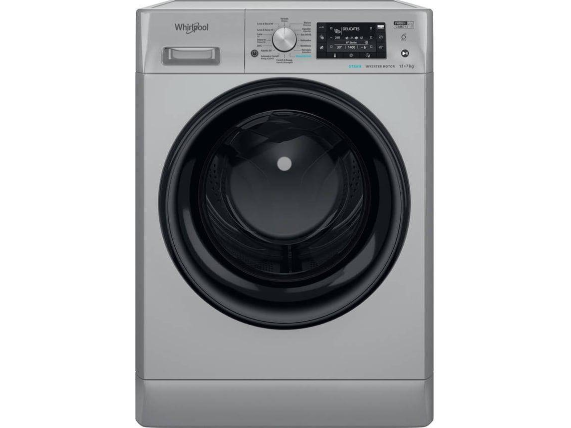 Lavasecadora WHIRLPOOL FFWDD 1174269 SBV SPT (7/11 kg - 1400 rpm - Inox)
