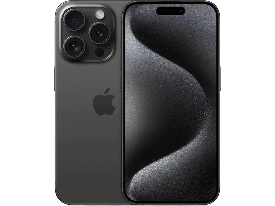 iPhone 15 Pro APPLE (Reacondicionado Flippers Como Nuevo - 6.1'' - 128 GB - Negro)