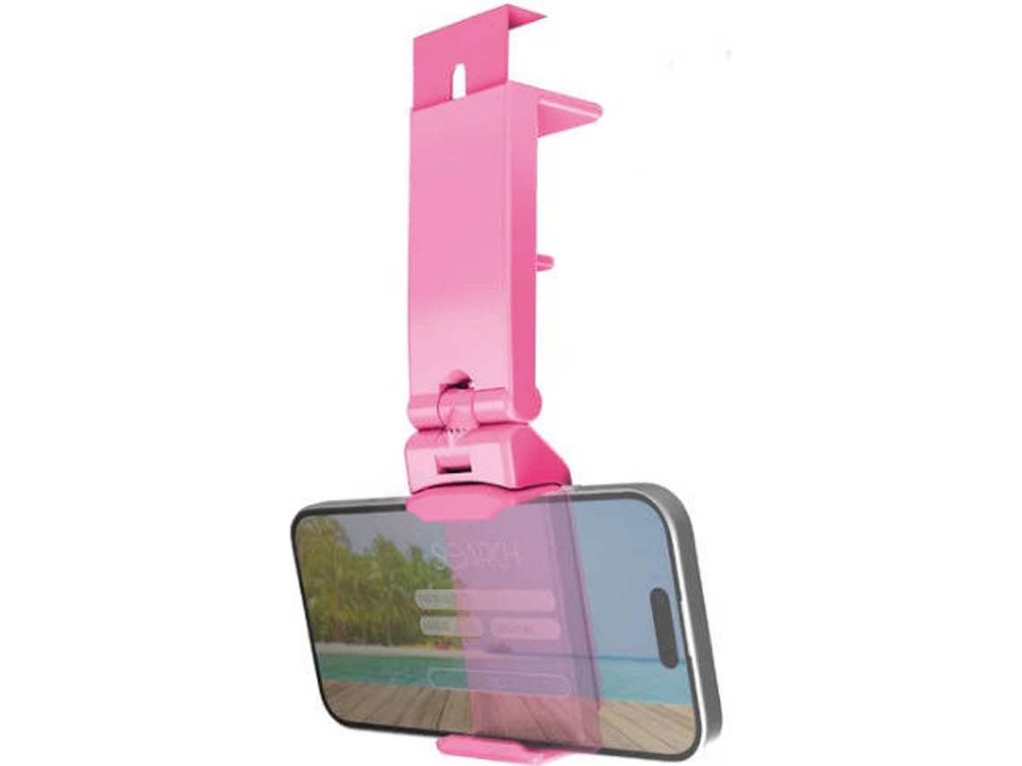 Soporte ajustable para coche SBS Pantallas de hasta 90 mm (rotación de 360º - Rosa)