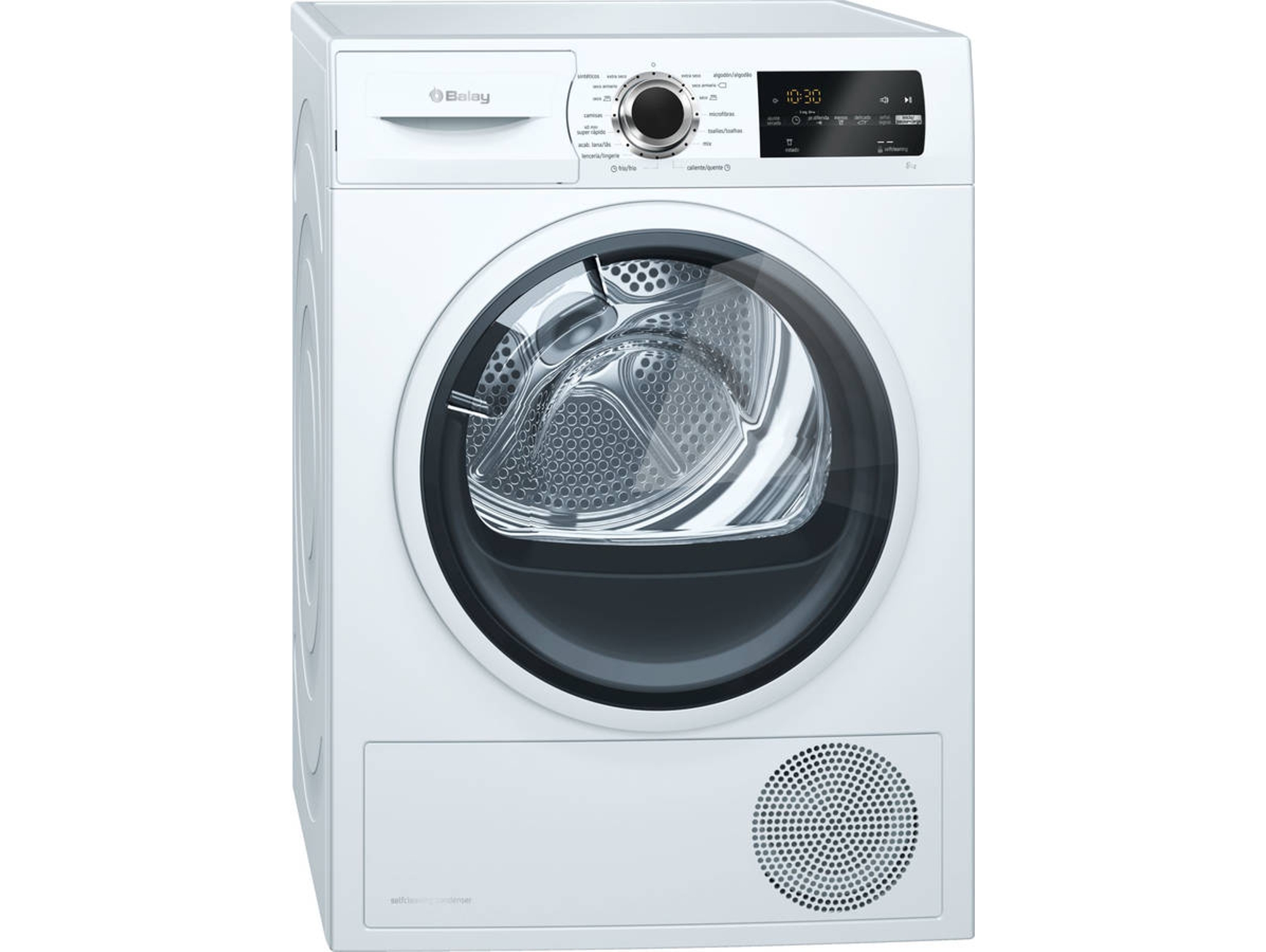 Secadora BALAY 3SB996B (9 kg - Bomba de Calor - Blanco)