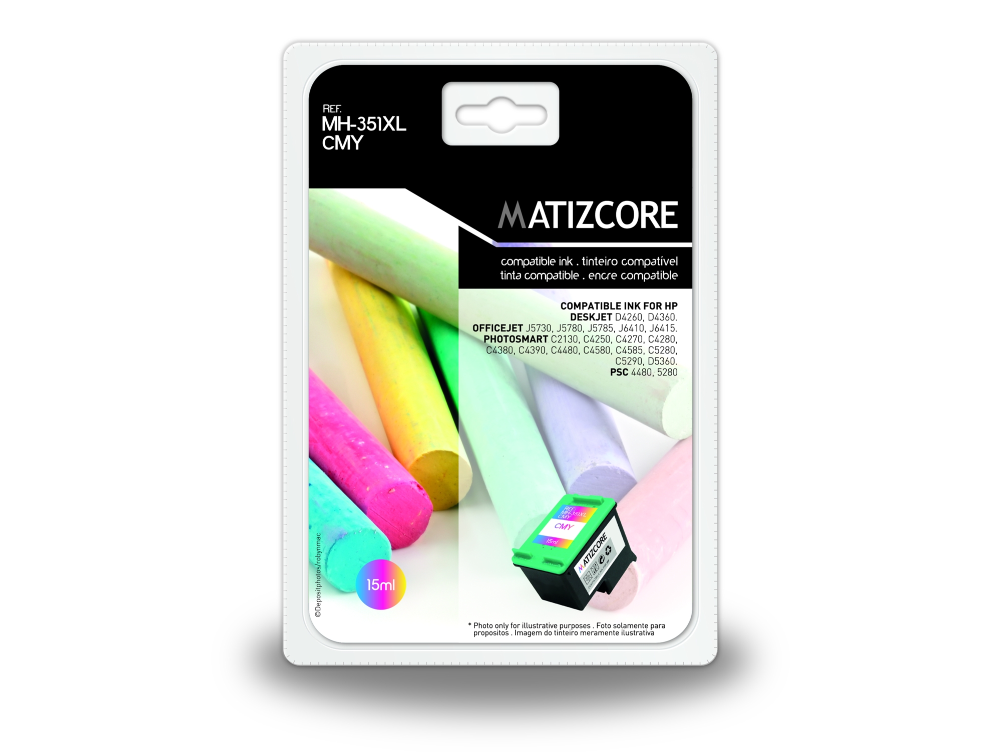 Cartucho de tinta MATIZCORE HP 901XL Negro
