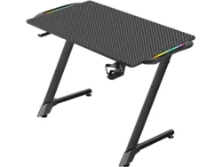 Mesa Gaming NPLAY RGB Command 2.0 (Negra - 110X60X75 cm)